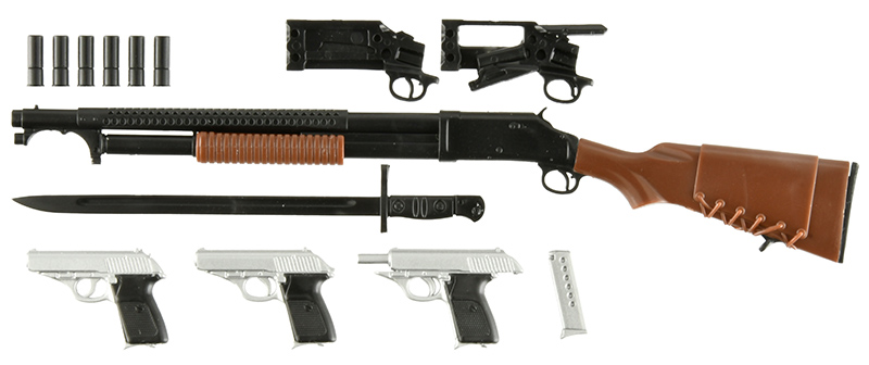 実銃対応ガンレスト LA-GG05 ガンスリンガー・ガール トリエラ M1897トレンチガン・P230