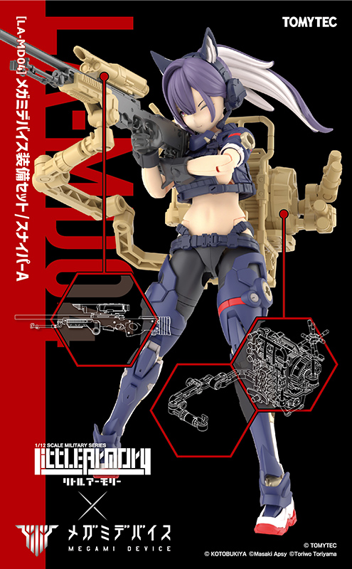 LA-MD04 メガミデバイス装備セット／スナイパーA｜PRODUCT｜リトル