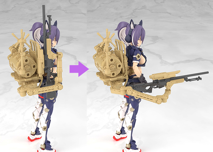 LA-MD04 メガミデバイス装備セット／スナイパーA｜PRODUCT｜リトル